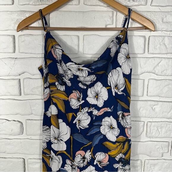 MINKPINK Blue Floral Midi Dress - Picture 3 of 9